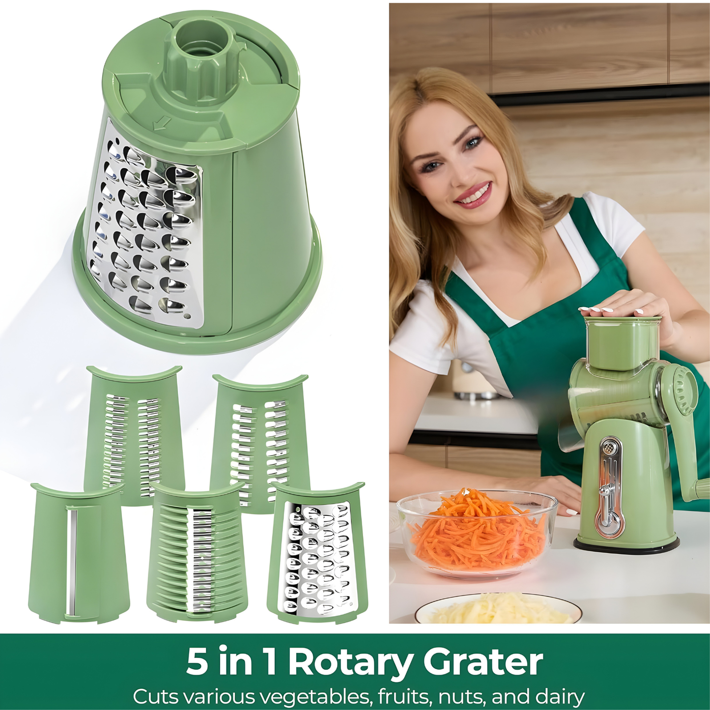 5 in 1 Gourmet Cheese Grater