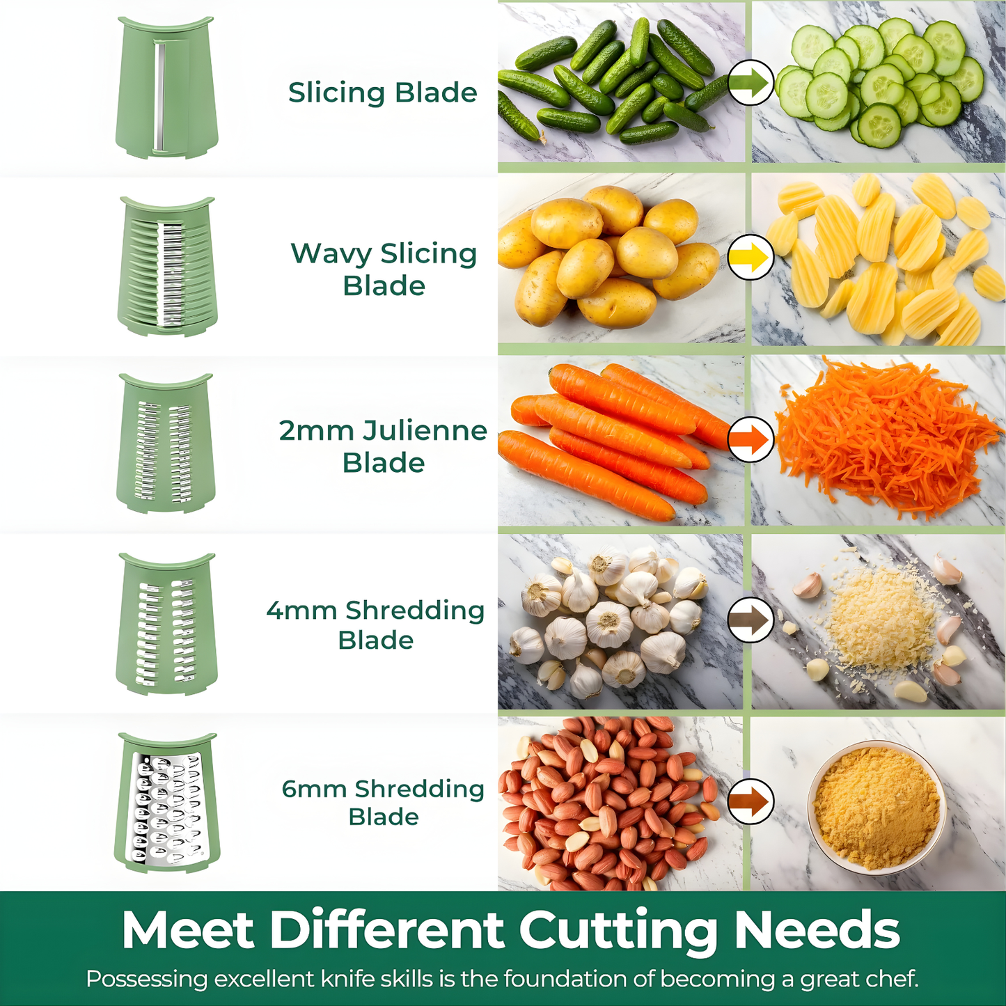 5 in 1 Gourmet Cheese Grater