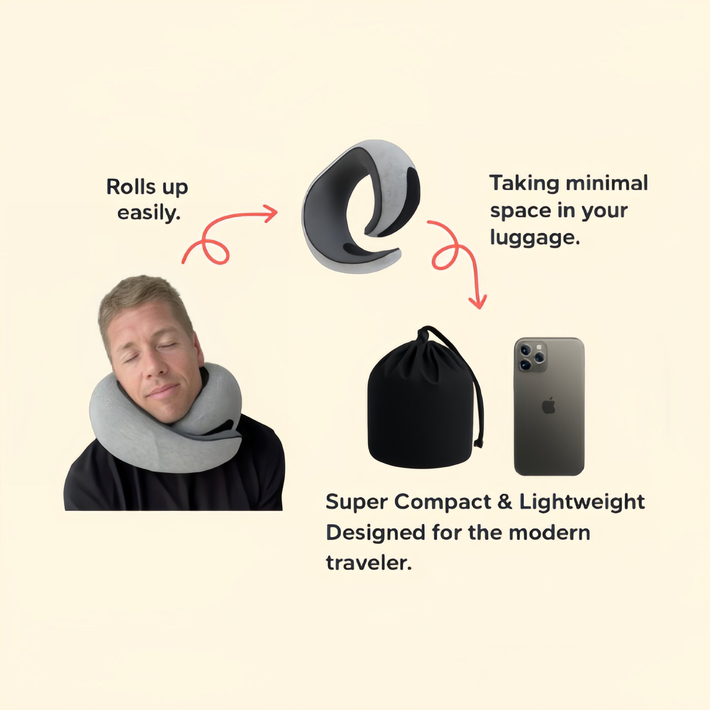 Swaeme® Travel Pillow